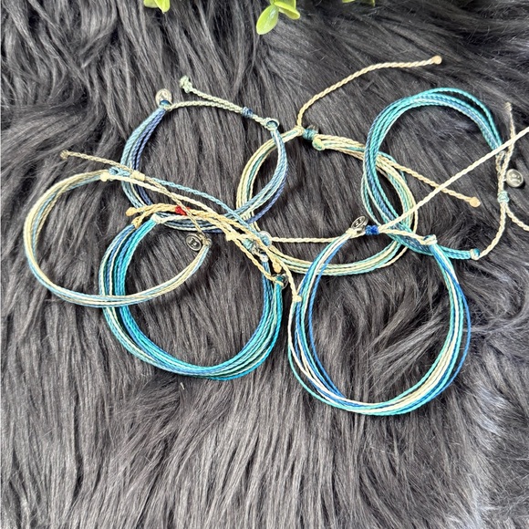 6 Pura Vida Ocean Tones Multistrand Cord Bracelet - Picture 4 of 7